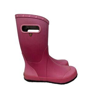 Bogs Pink Ombre Rain Boot Girls Pull On High Size 5